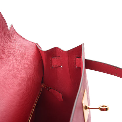 Hermes Epsom Kelly Sellier 28 Rose Extreme 10 of 40