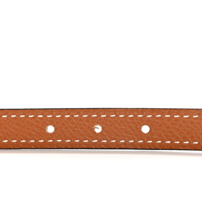 Hermes Swift Epsom 13mm Gamma Belt 80 32 Black Gold 3 of 6