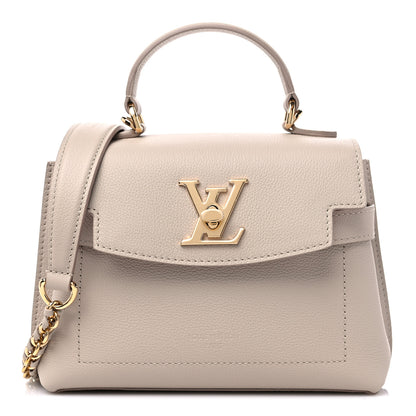 Louis Vuitton Soft Calfskin Mini Lockme Ever Greige 1 of 8