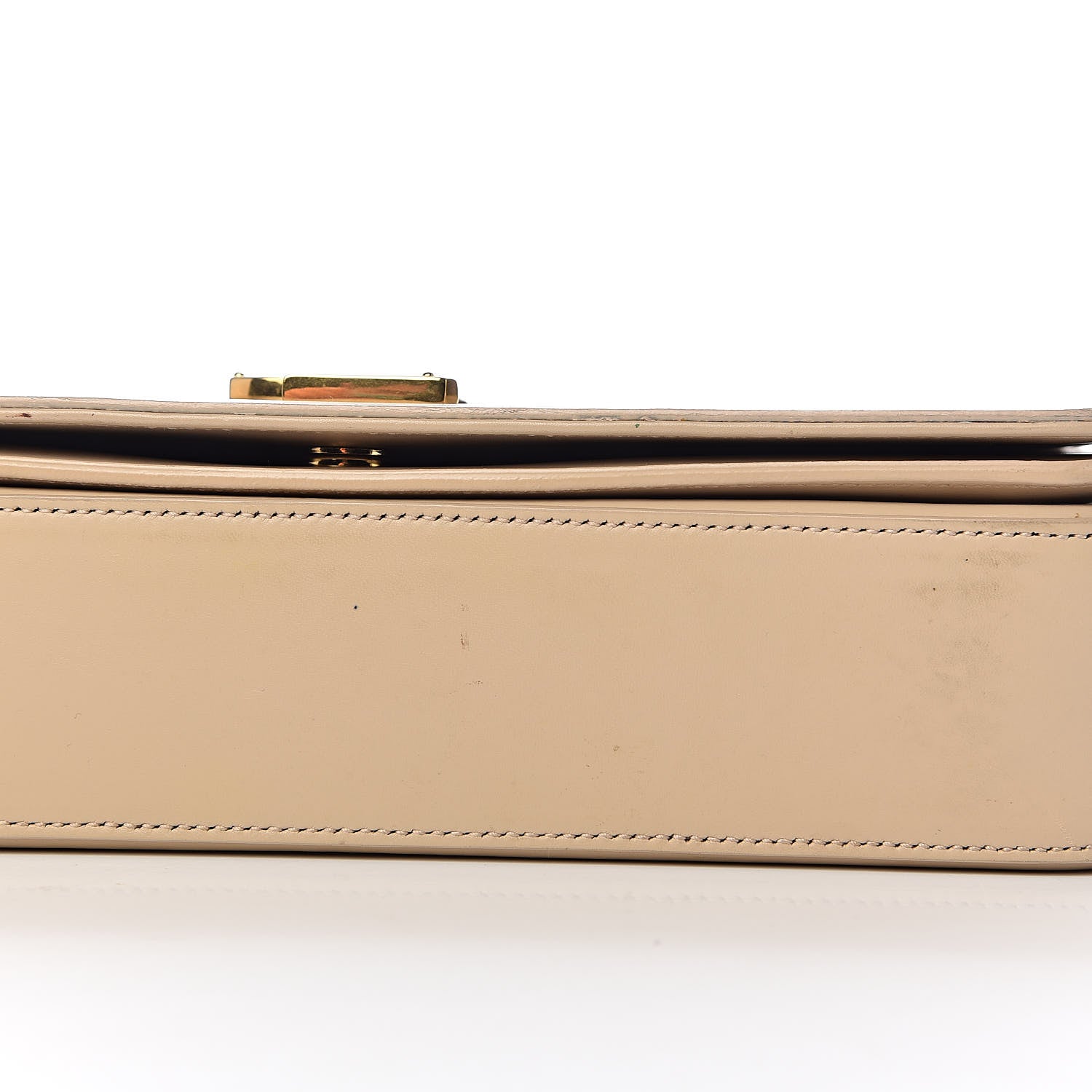 Saint Laurent Smooth Calfskin Medium Classic Monogram Universite Bag Cream 14 of 16