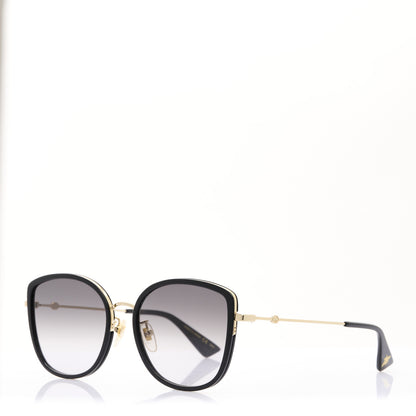 Gucci Cat Eye Sunglasses GG0606SK Black 2 of 14