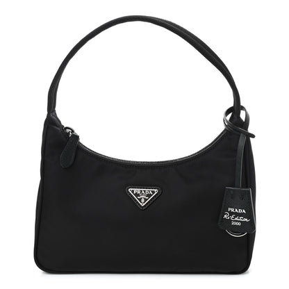 Prada Tessuto Nylon Mini Re-Edition 2000 Bag Black 1 of 9