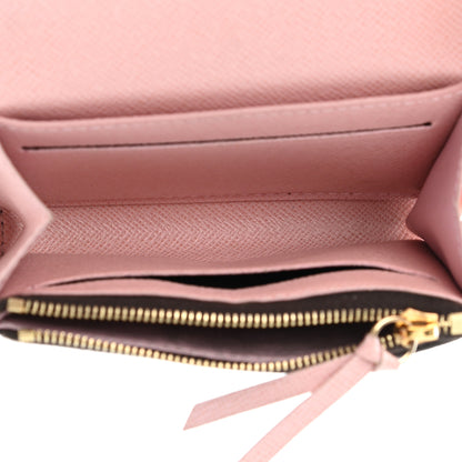 Louis Vuitton Damier Ebene Rosalie Coin Purse Rose Ballerine 5 of 7