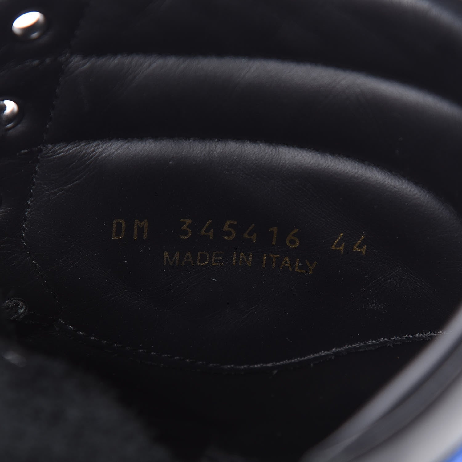 Saint Laurent Calfskin Court Classic SL/10H High Top Sneakers 44 Black Blue 7 of 14