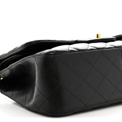Chanel Lambskin Quilted Jumbo Double Flap Black 9 of 14