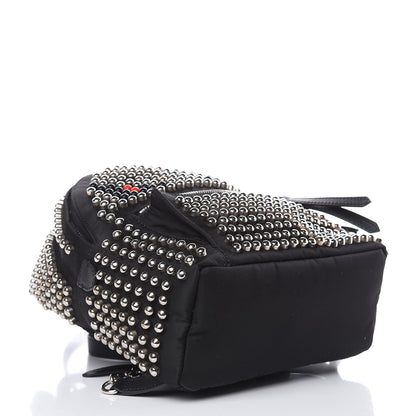 Fendi Nylon Vitello Dolce Studded Monster Mini Backpack Black 409710 – FASHIONPHILE