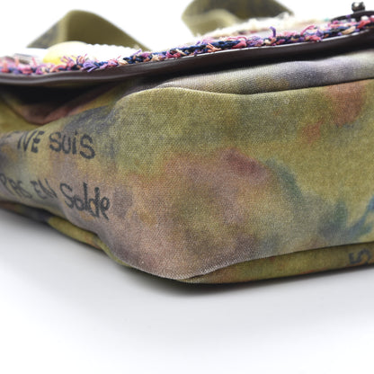 Chanel Washed Toile Graffiti On The Pavements Messenger Khaki Multicolor 9 of 10