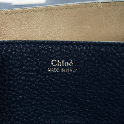 Chloe Grained Lambskin Mini Drew Shoulder Bag Royal Navy 6 of 7