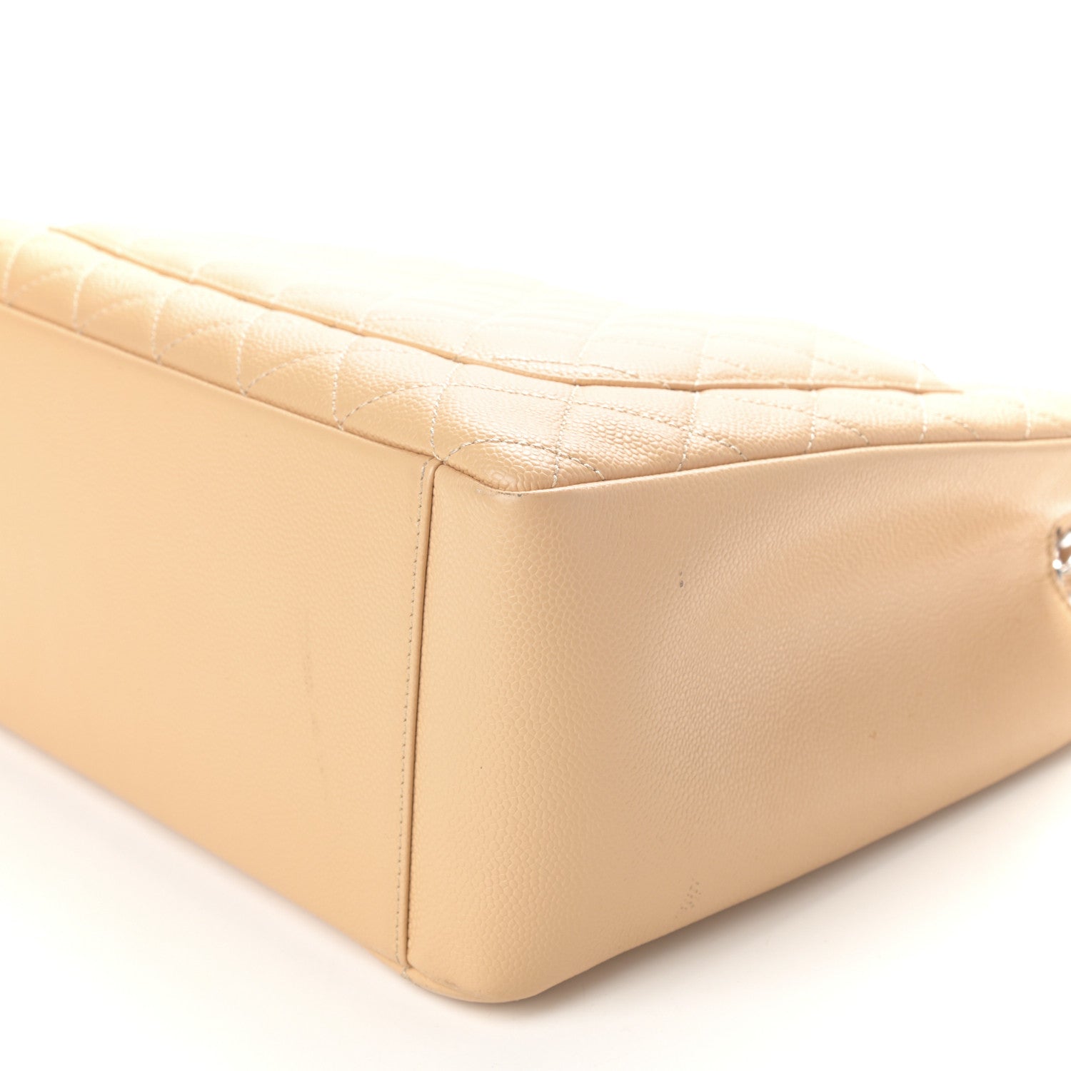 Chanel Caviar Quilted Grand Shopping Tote GST Beige 9 of 16