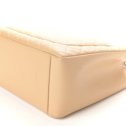 Chanel Caviar Quilted Grand Shopping Tote GST Beige 9 of 16