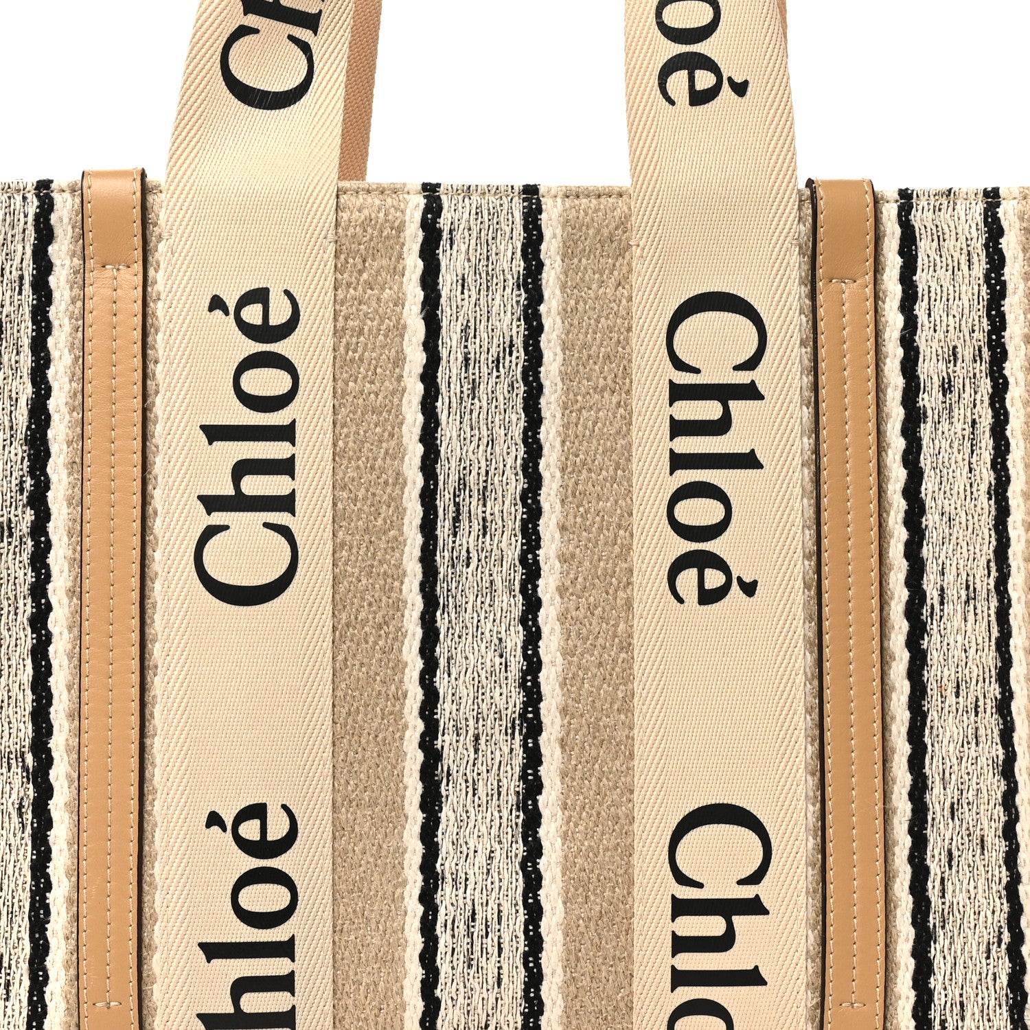 Chloe Knit Medium Woody Ribbon Tote Multicolor 8 of 10