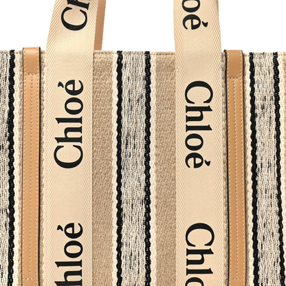 Chloe Knit Medium Woody Ribbon Tote Multicolor 8 of 10