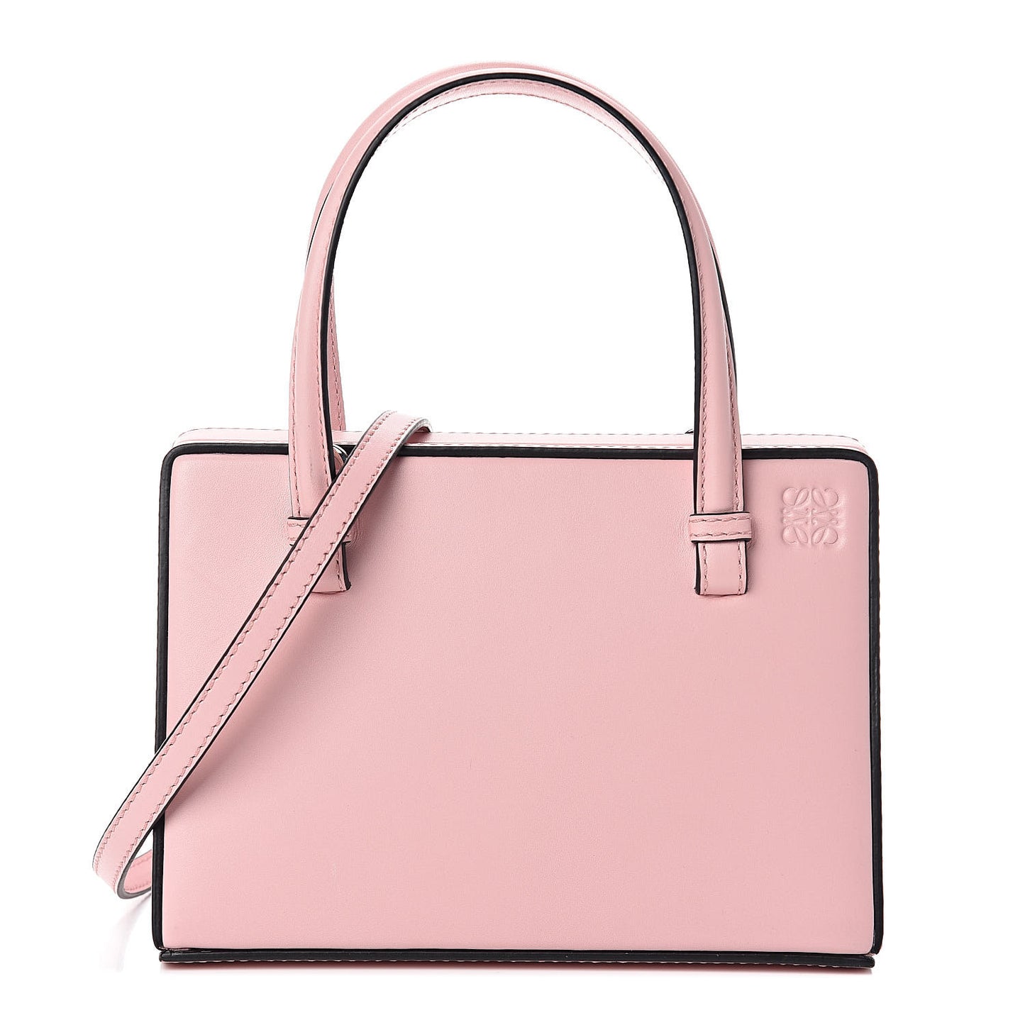 Calfskin Small Postal Bag Pastel Pink