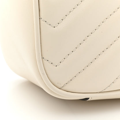 Gucci Calfskin Matelasse Small GG Marmont Shoulder Bag White 13 of 13