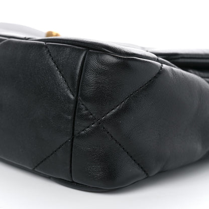 Chanel Lambskin Quilted Medium Chanel 19 Flap Black 10 of 10