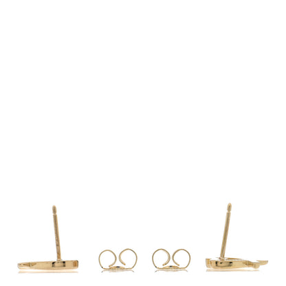 Tiffany 18K Yellow Gold Mini Paloma Picasso Loving Heart Earrings 3 of 4