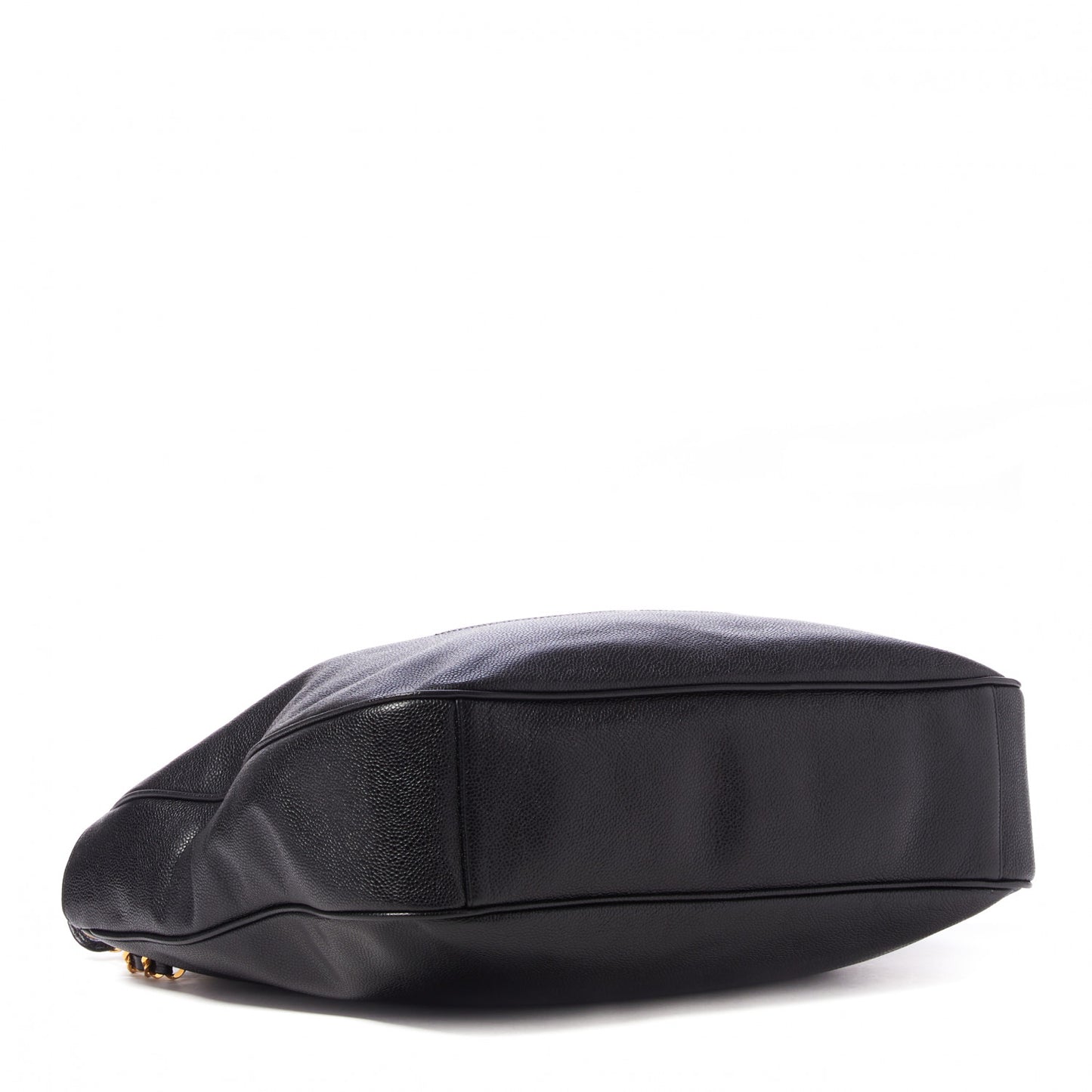 Caviar Large CC Shoulder Bag Black