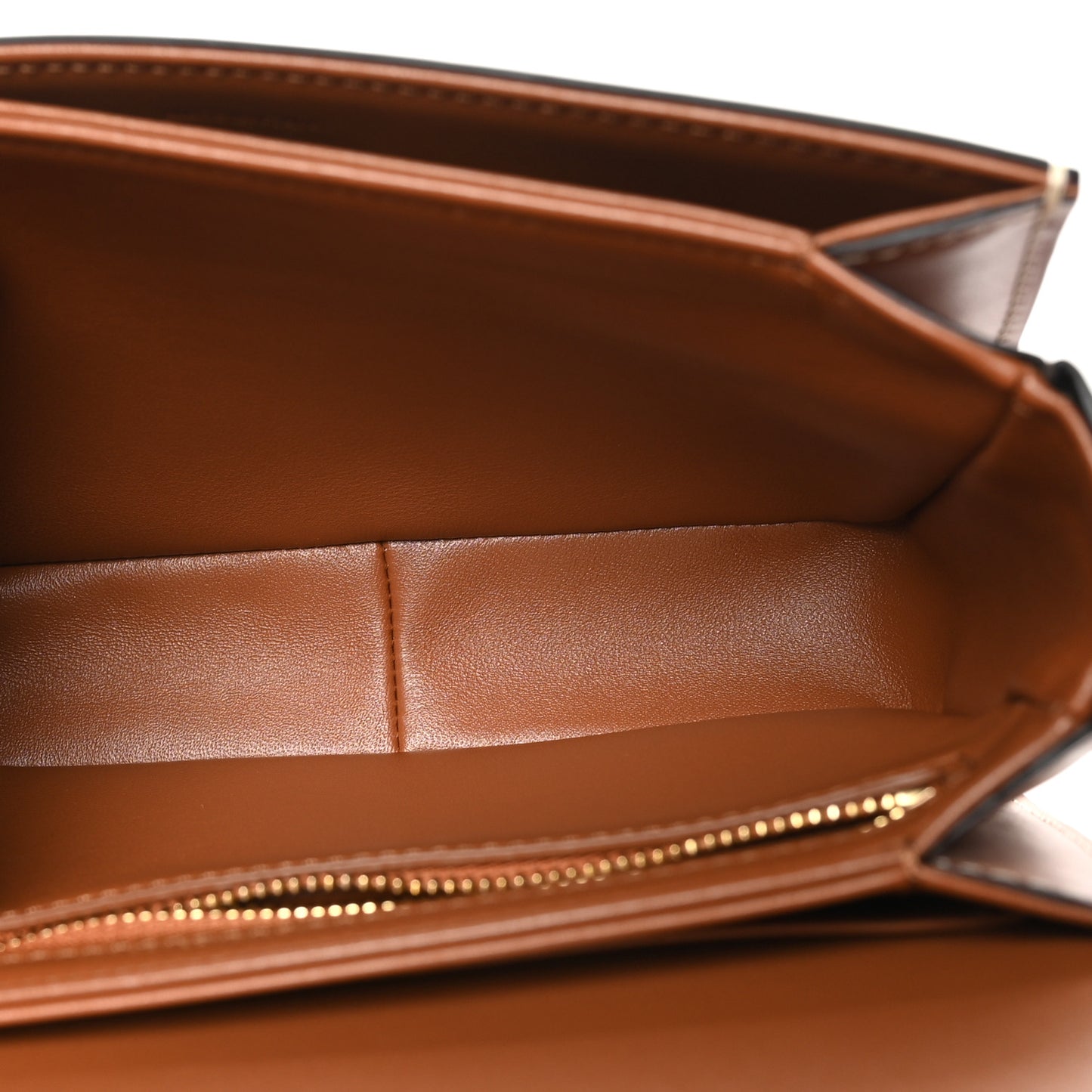 Textile Calfskin Classique Triomphe Bag Natural Tan