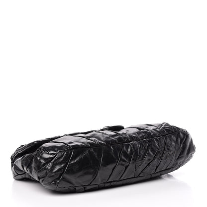 Chanel Glazed Calfskin Maxi Twisted Flap Black 4 of 15