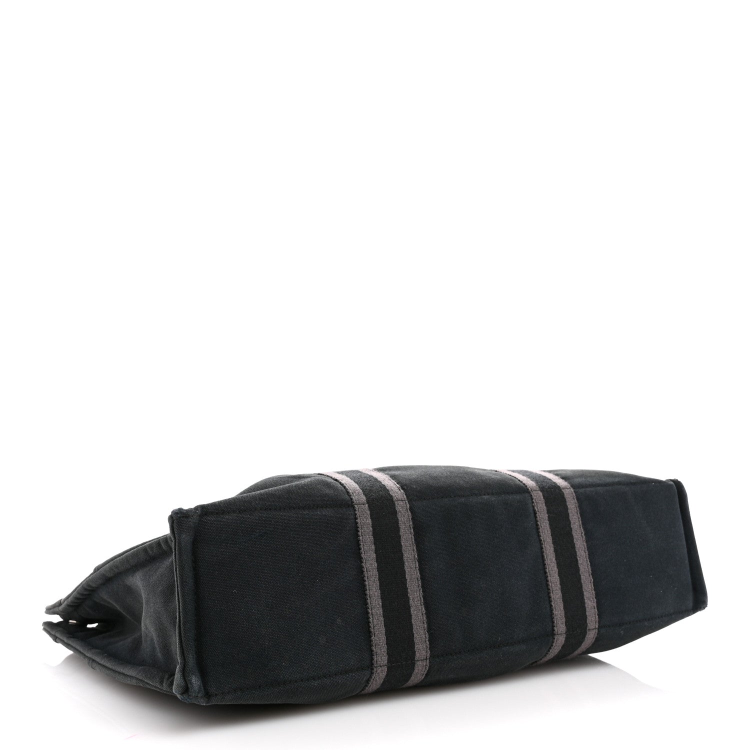 Hermes Canvas Herline MM Tote Black 4 of 14