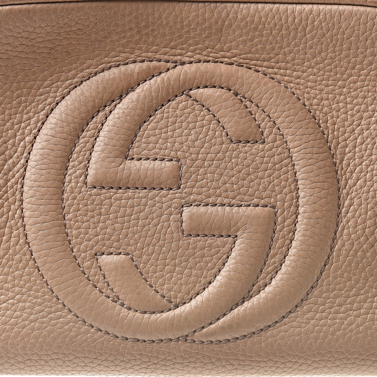 Gucci Pebbled Calfskin Small Soho Disco Bag Rose Beige 8 of 23