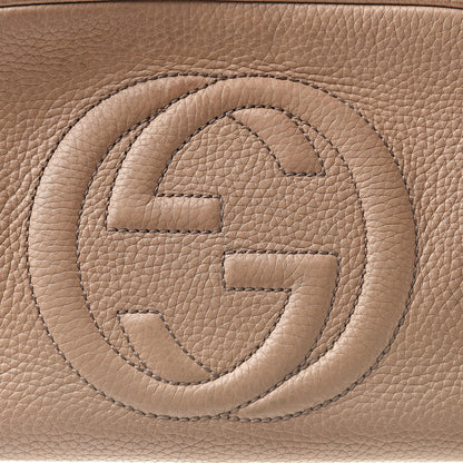 Gucci Pebbled Calfskin Small Soho Disco Bag Rose Beige 8 of 23