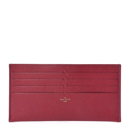 Louis Vuitton Calfskin Felicie Card Holder Insert Fuchsia 1 of 7