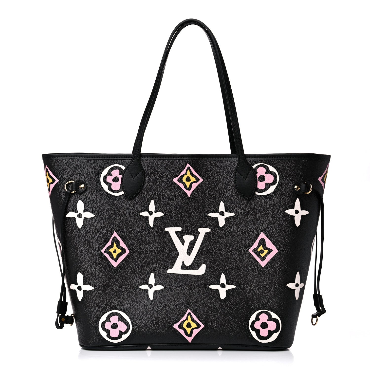 Louis Vuitton Monogram Giant Wild At Heart Neverfull MM Black 3 of 10