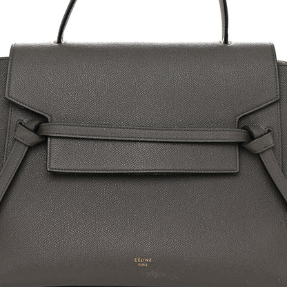Celine Grained Calfskin Mini Belt Bag Grey 8 of 11