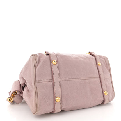 Miu Miu Vitello Lux Mini Bow Bag Cipria 4 of 15