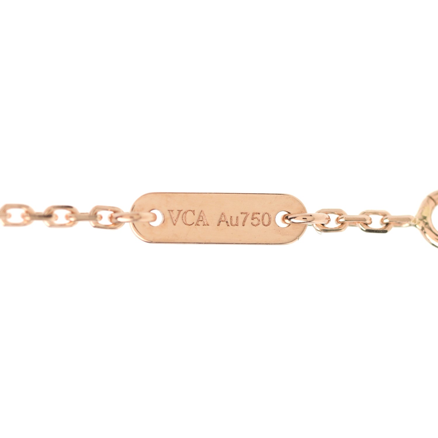 Van Cleef & Arpels 18K Rose Gold Carnelian Sweet Alhambra Bracelet 4 of 6