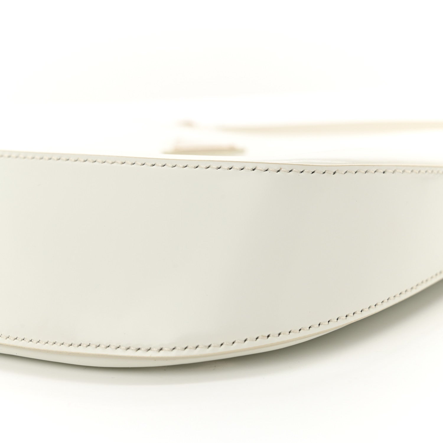 Prada Spazzolato Cleo Shoulder Bag White 9 of 9