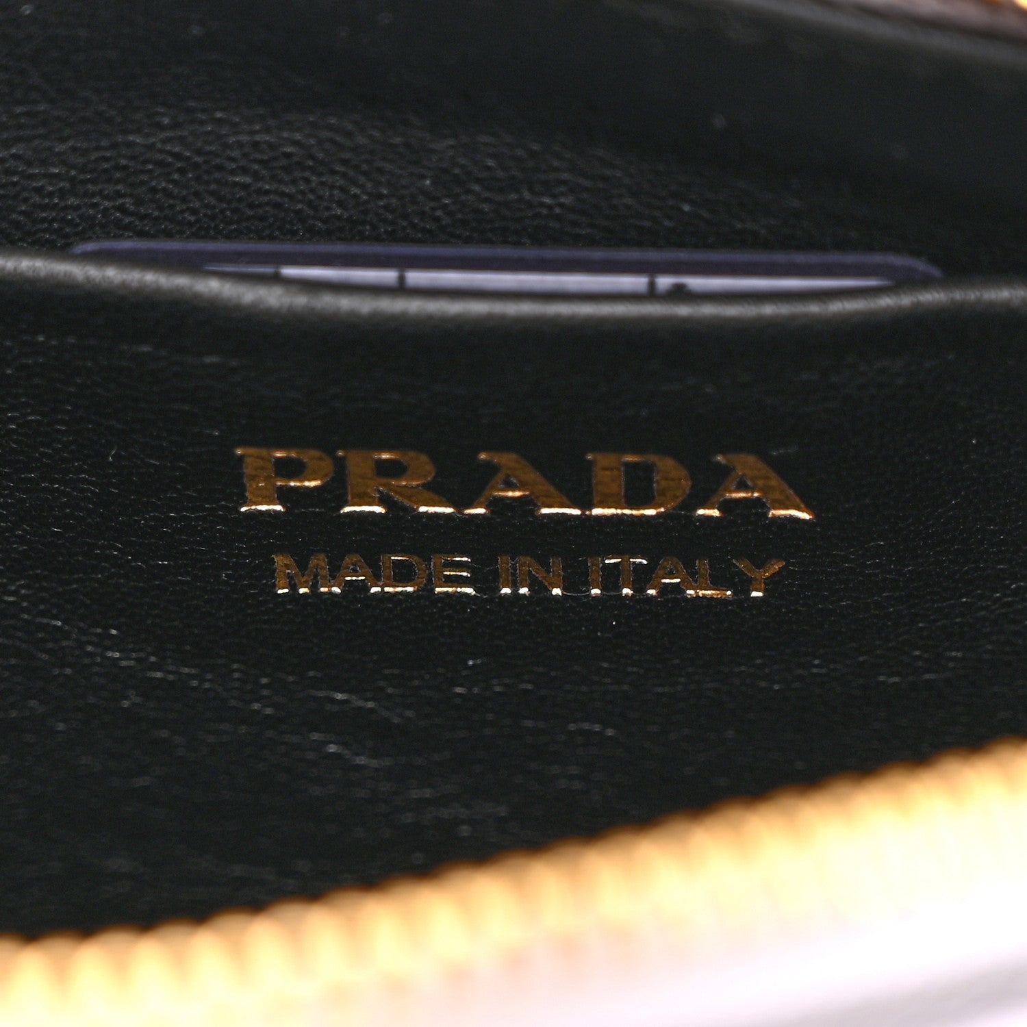 Prada Soft Calfskin Arque Shoulder Bag Glicine 6 of 10