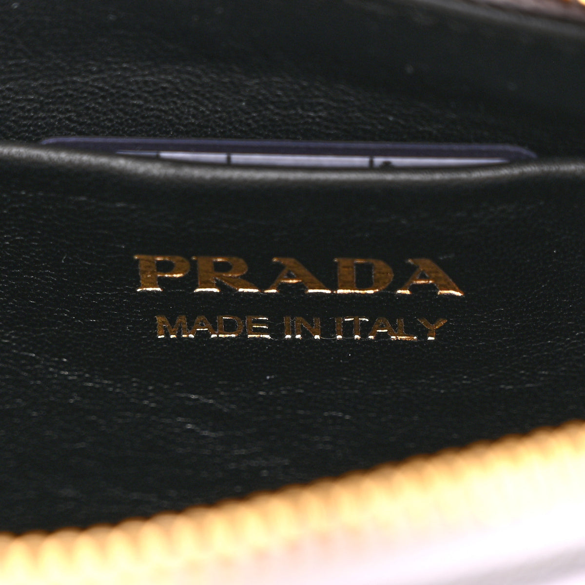 Prada Soft Calfskin Arque Shoulder Bag Glicine 6 of 10