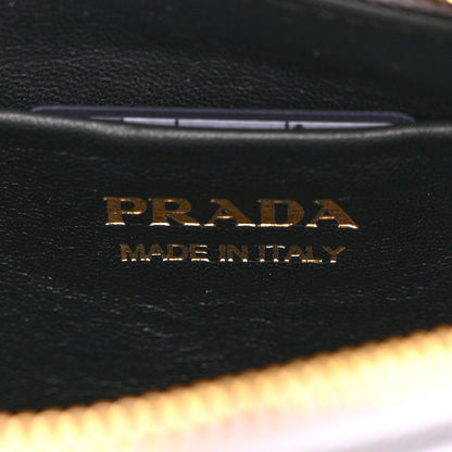 Prada Soft Calfskin Arque Shoulder Bag Glicine 6 of 10