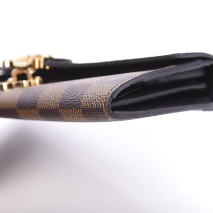 Louis Vuitton Damier Ebene Clapton Wallet Black 8 of 10