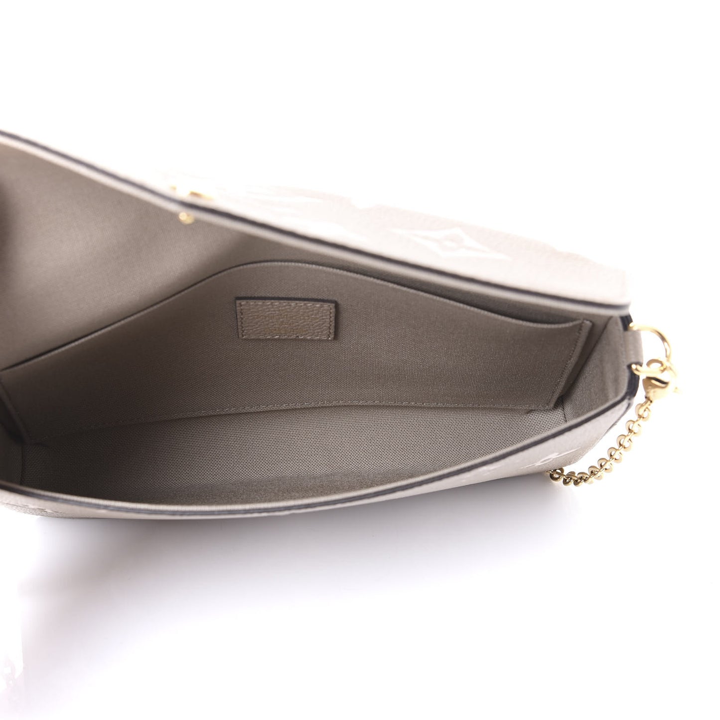 Empreinte Monogram Giant Felicie Pochette Tourterelle Creme