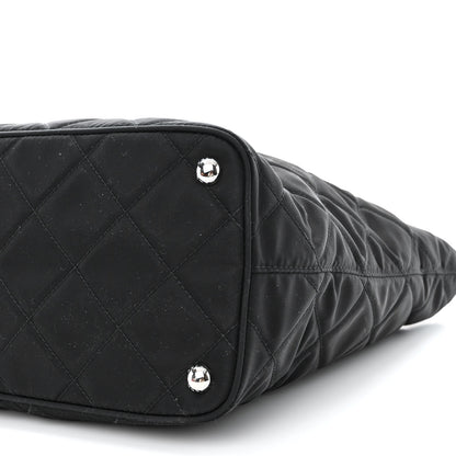 Prada Nylon Tessuto Impuntu Quilted Tote Black 11 of 11