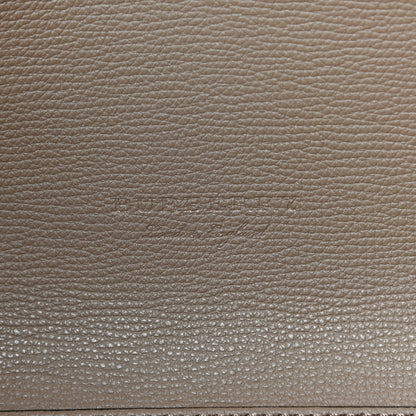 Burberry Grainy Calfskin Haymarket Check Small Reversible Tote Mid Camel 15 of 16