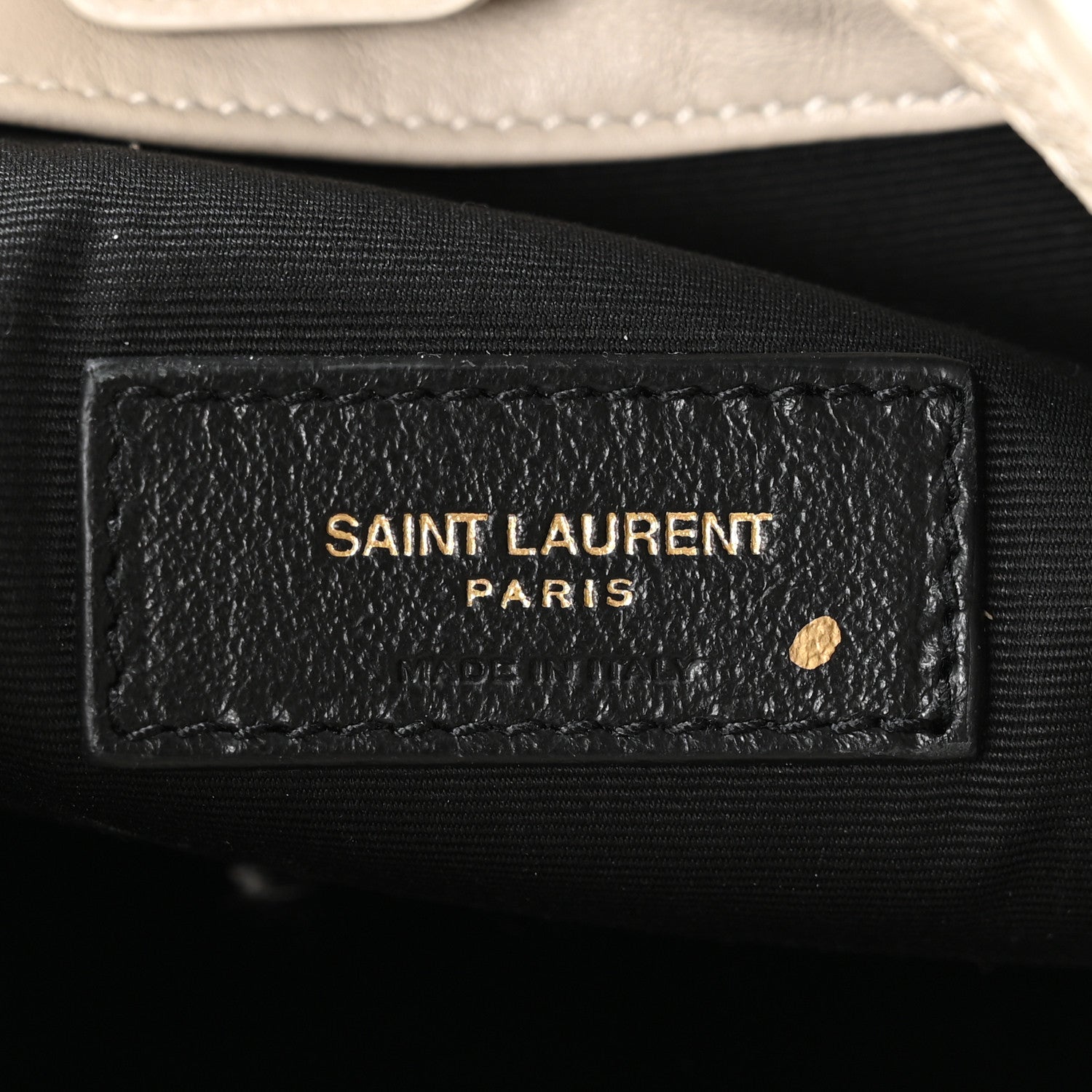 Saint Laurent Lambskin Matelasse Monogram Medium Jamie 4.3 Pochon Crema Soft 7 of 11