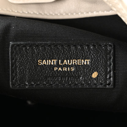 Saint Laurent Lambskin Matelasse Monogram Medium Jamie 4.3 Pochon Crema Soft 7 of 11