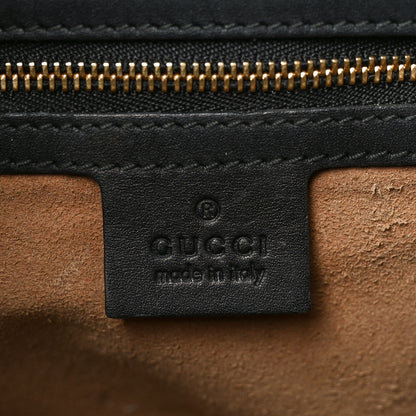Gucci GG Supreme Monogram Medium Padlock Tote Black 6 of 12