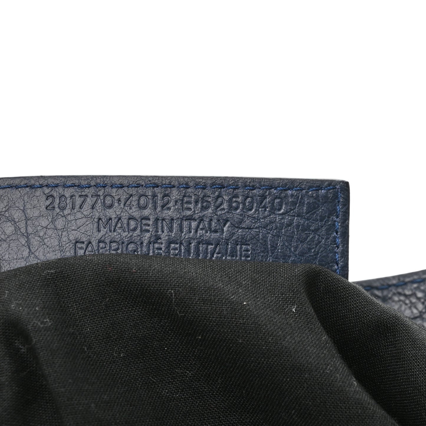Agneau Giant 12 Gold Hardware City Bleu Obscur