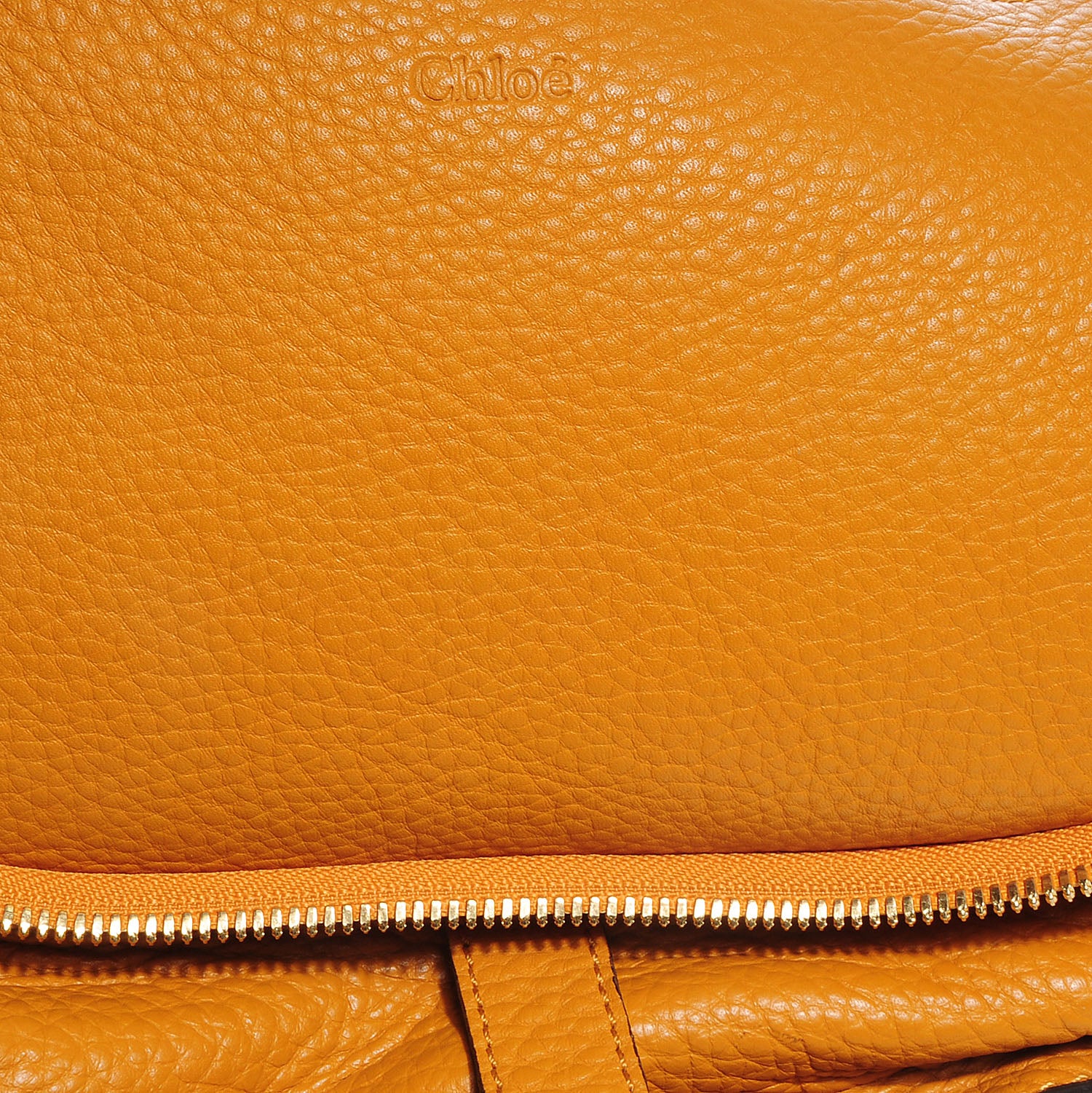 Chloe Calfskin Medium Marcie Round Crossbody Bag Yellow 8 of 12