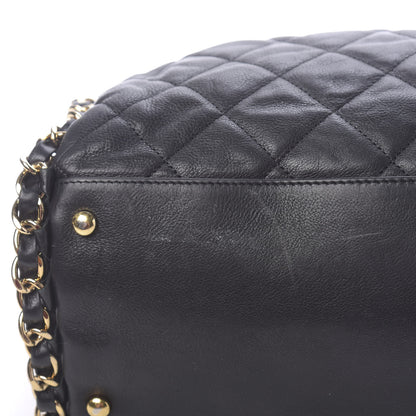 Chanel Calfskin Quilted Large Chain Me Hobo Black 10 of 11
