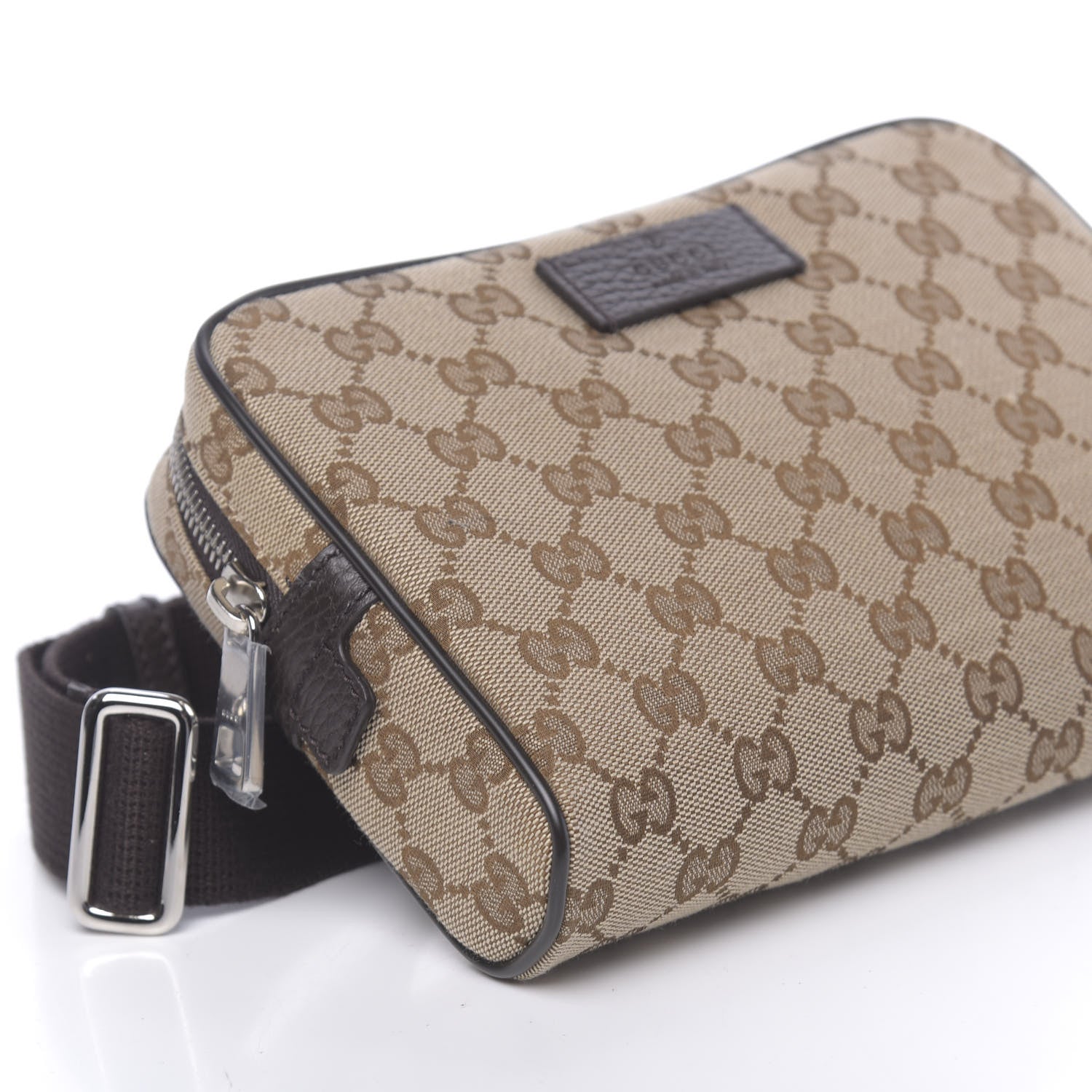 Gucci Monogram Belt Bag Dark Brown 8 of 10
