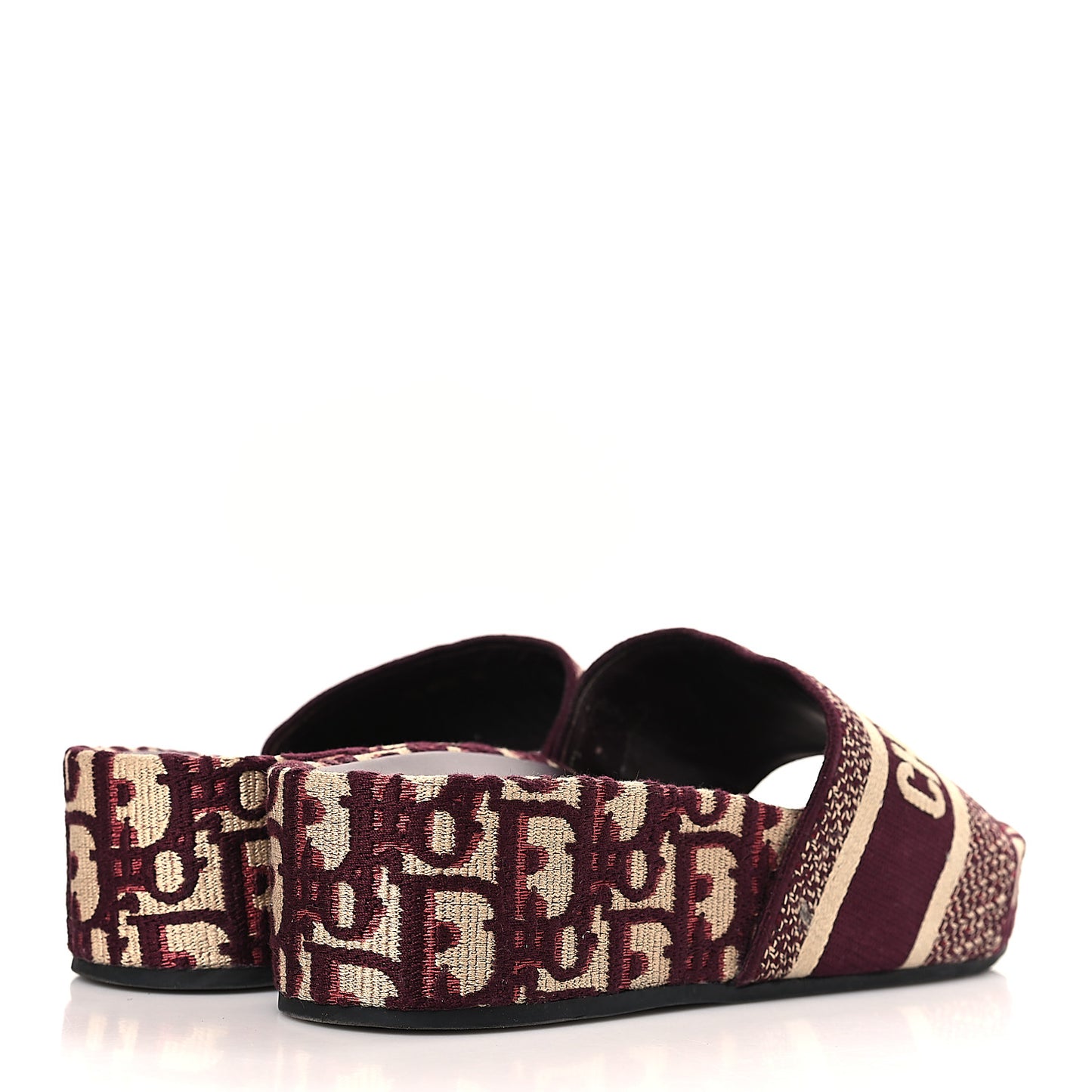 Oblique D-Way Platform Sandal 39 Deep Amaranth