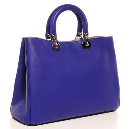 Christian Dior Calfskin Large Diorissimo Tote Outremer 3 of 9