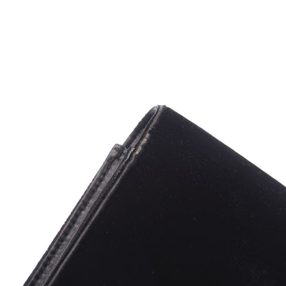 Saint Laurent Velvet Crystal Monogram Tassel Chain Wallet Black 14 of 16