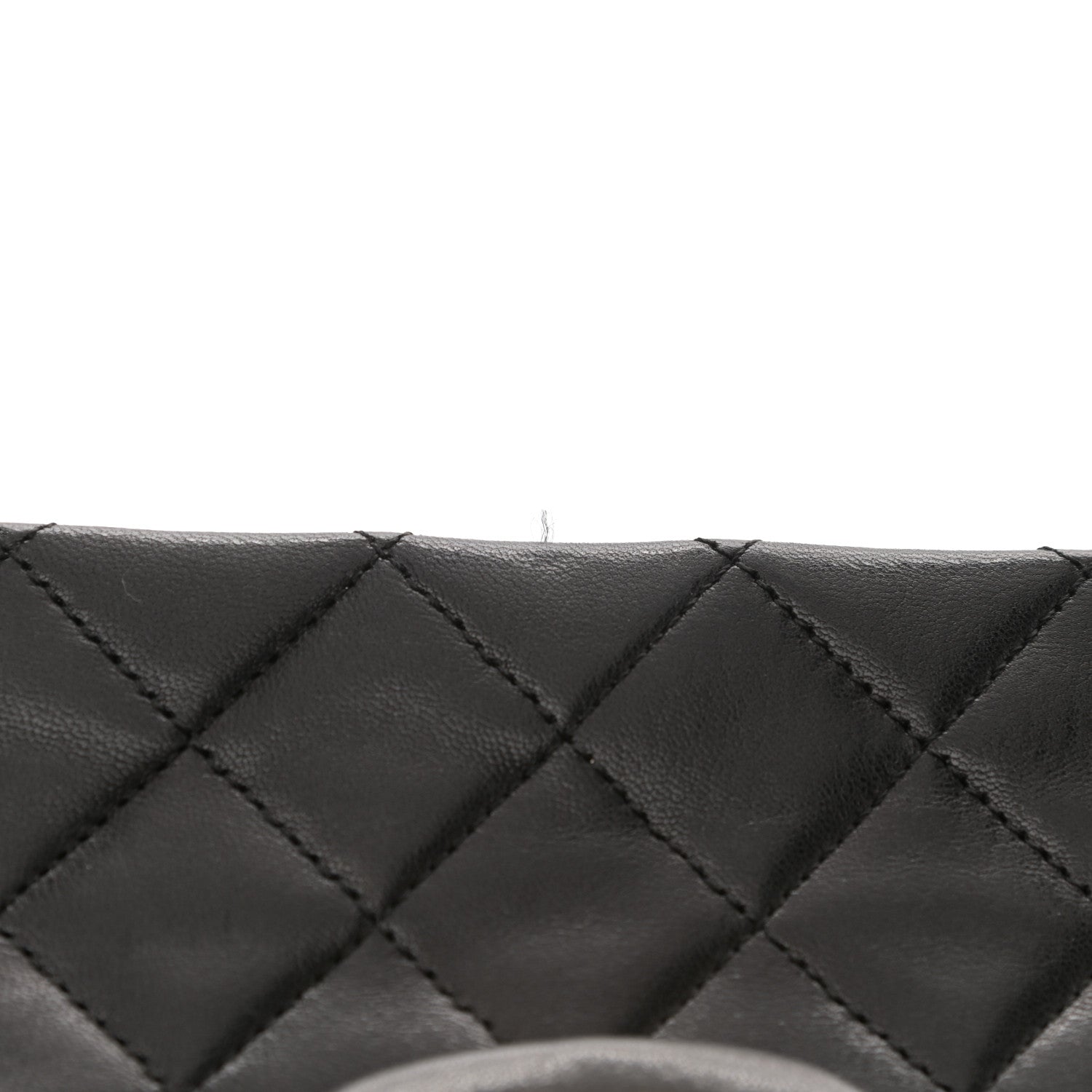 Chanel Lambskin Quilted Medium Double Flap Black 10 of 12